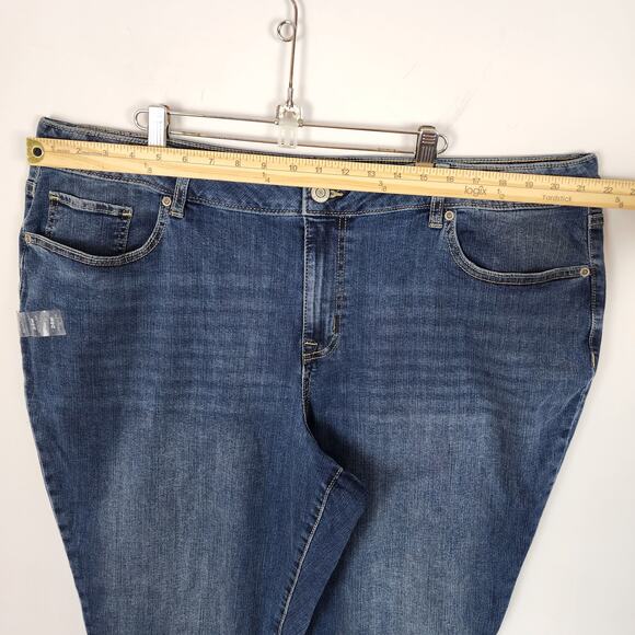 Maurices Mid Rise Skinny Jeans Womens 24W Medium Wash Stretch Ankle Classic - Picture 8 of 13